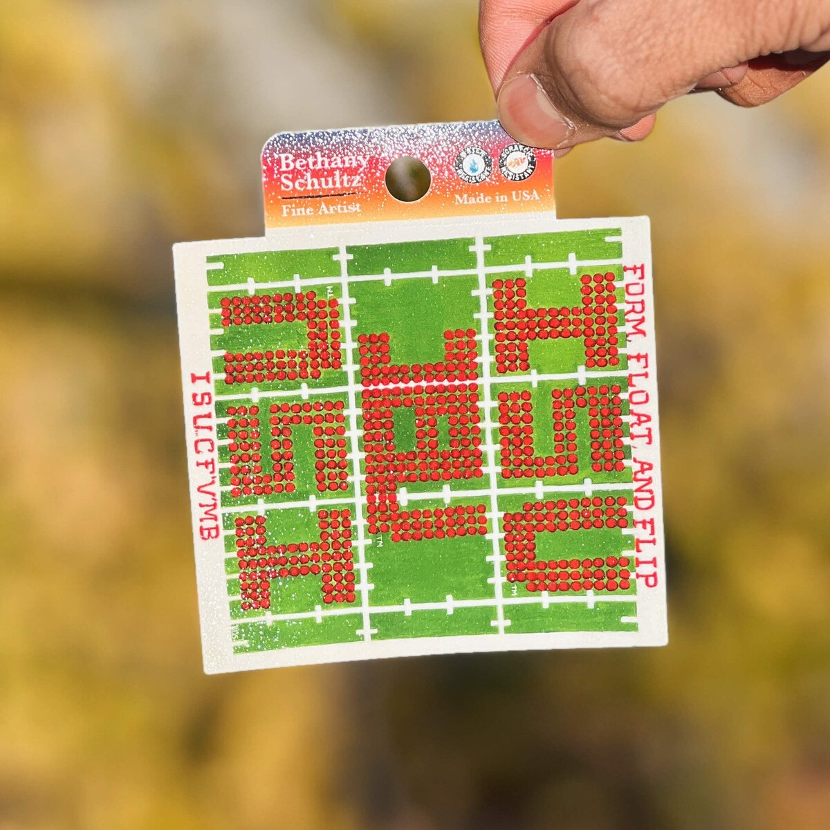 ISUCF'V'MB ISU Form Float & Flip Rugged Sticker (3.5"x3.5")